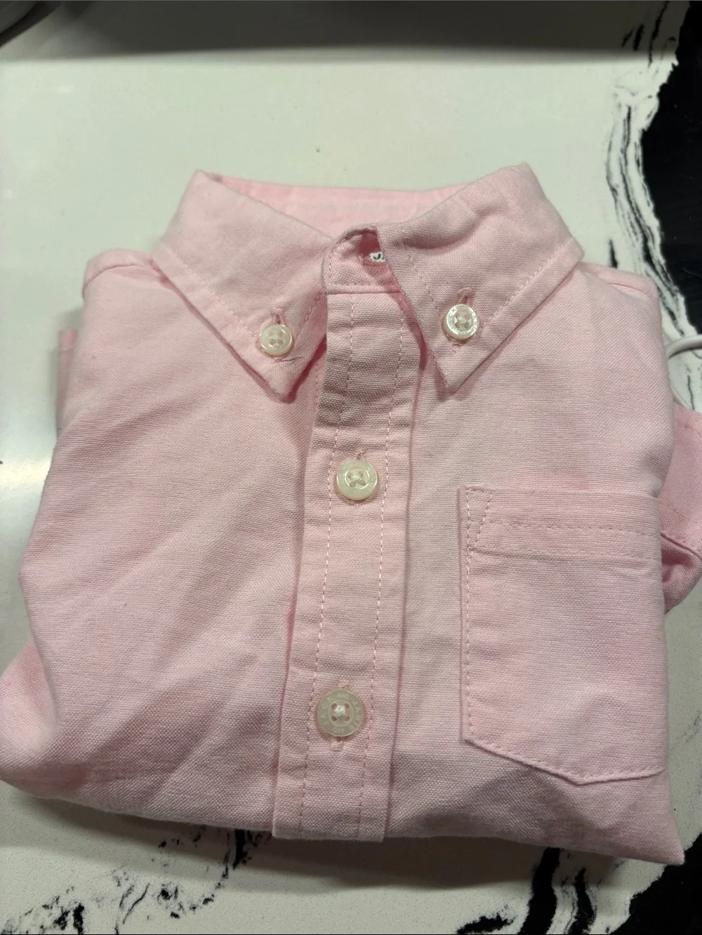 Janie and Jack Pale Pink Button-Down Shirt